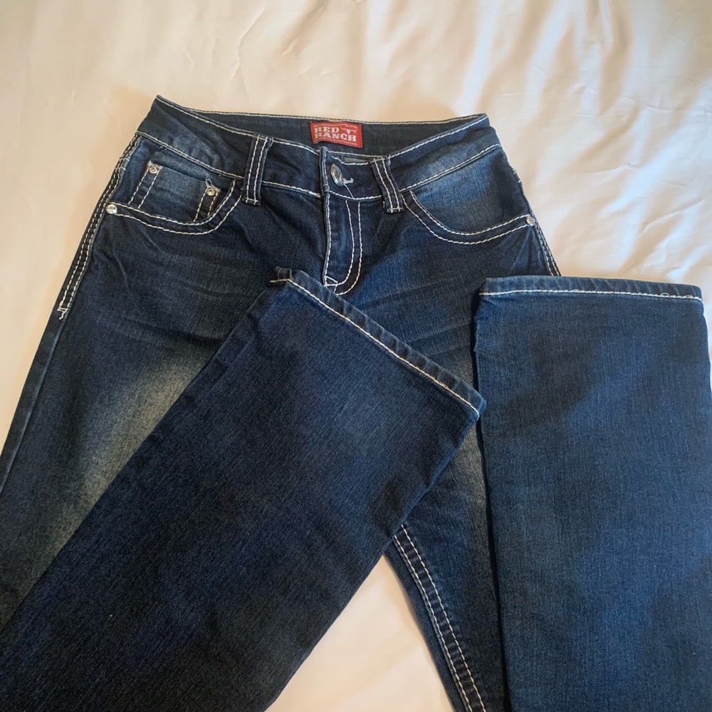 Red Ranch Jeans - Picture 3 of 3